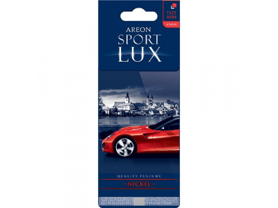 Ароматизатор воздуха подвесной AREON "LUX SPORT" NICKEL