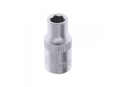 головка торцевая 6-гранная 1/4dr. 5.5мм